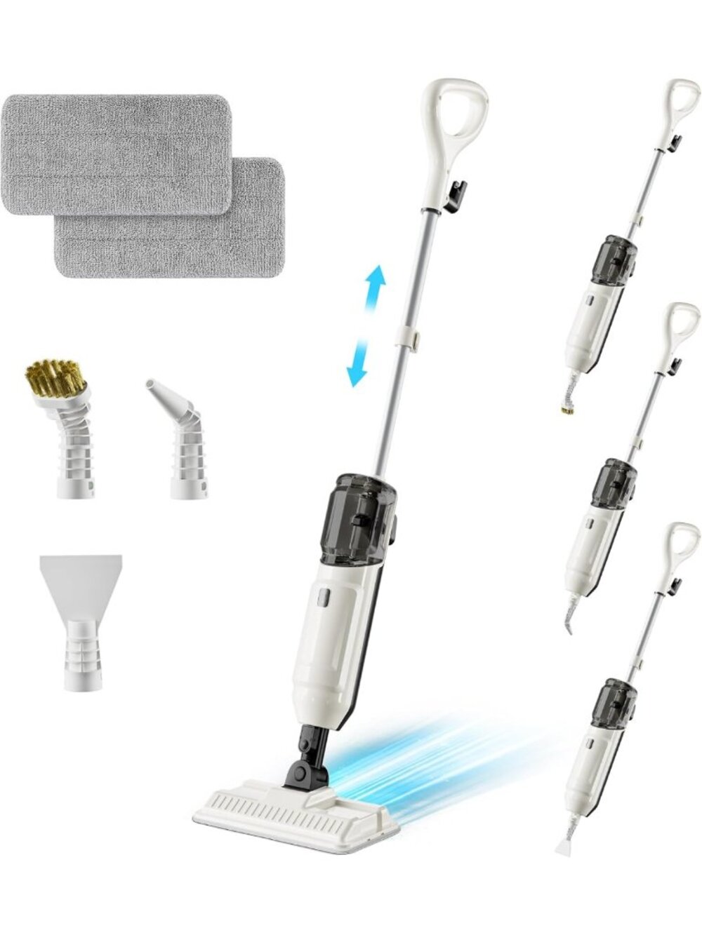 High-Performance Steam Mop Cleaner - 260°F Fast Heating, 16.9oz Tank for